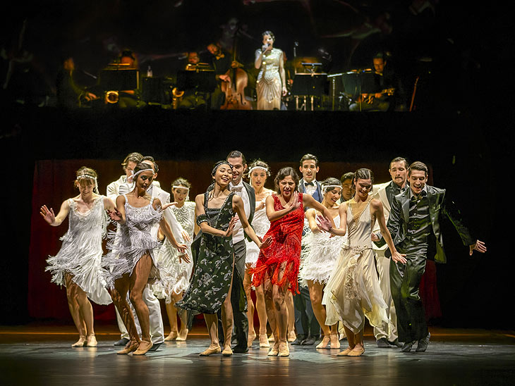 Der große Gatsby -Tanztheater von Enrique Gasa Valga vom 23.02.–03.03.24 im Deutschen Theater (©Foto: Birgit Gufler) 